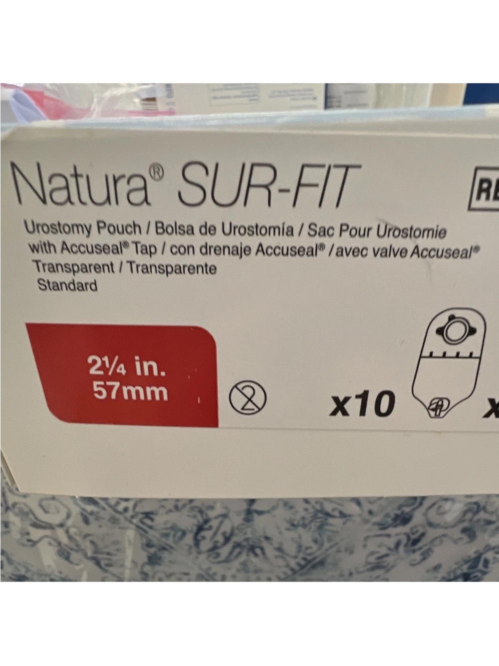 Transparent Urostomy Pouch - Clear